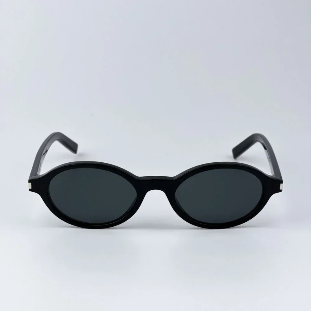 Saint Laurent Men BRAND NEW Sunglasses Black Oval SL751 JEANNE 001